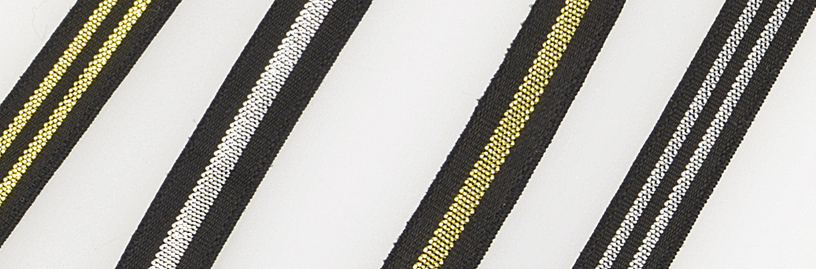rubans, élastiques, bandes, métallique, customiser, vêtements
